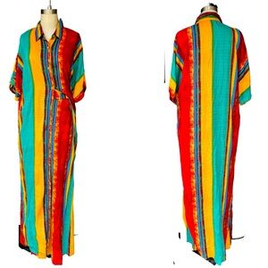 Maxi tunic and full length pant set